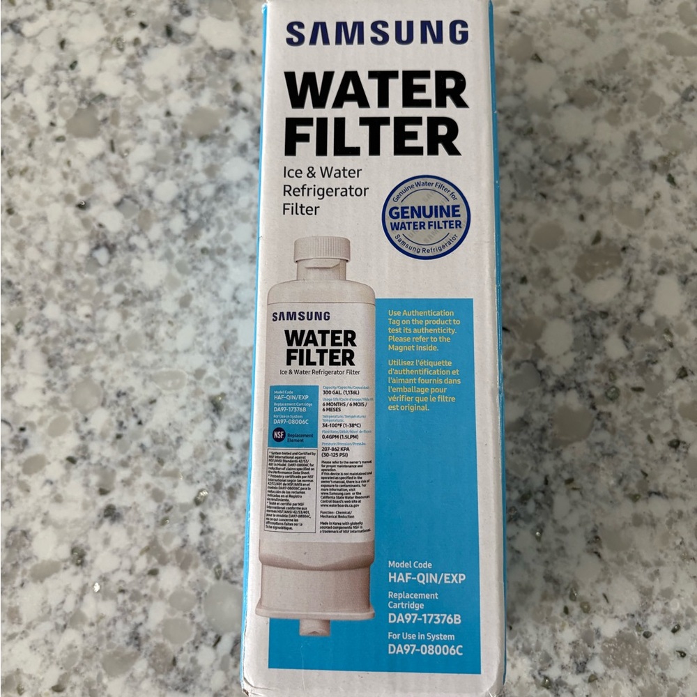 Samsung New Water Filter